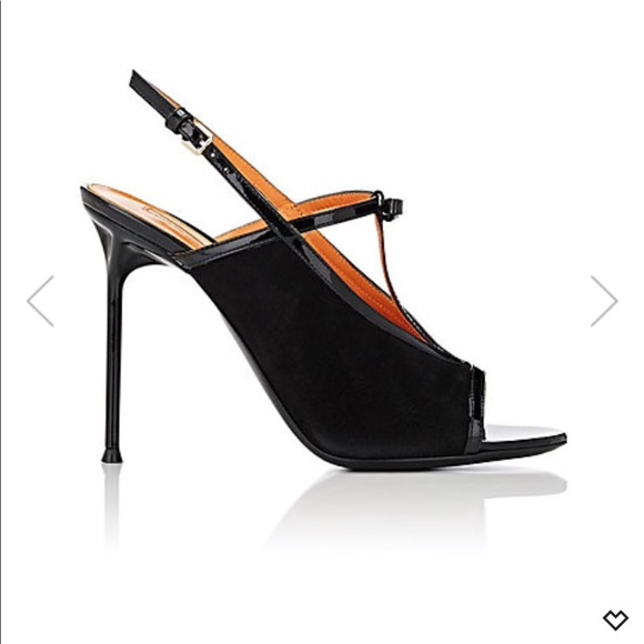 Walter De Silva Bow detailed Suede &  Patent - Picture 3 of 6